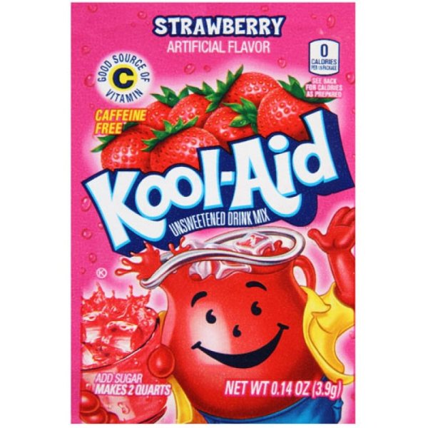 Kool Aid Unsweetened Strawberry 3,9g