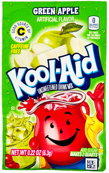 Kool Aid Unsweetened Green Apple 6,3g