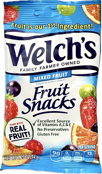 Welchs Fruit Snacks Mixed Fruit 64g