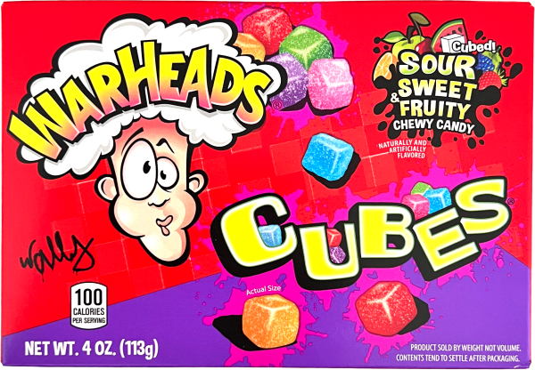 Warheads Chewy Cubes 113g