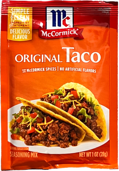 McCormick Original Taco Seasoning Mix 28 g