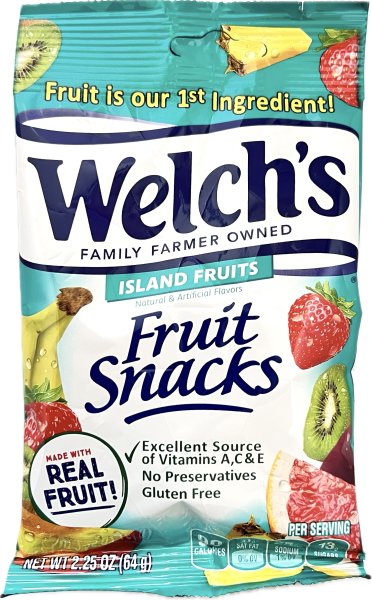 Welchs Fruit Snacks Island 64g