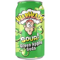 Warheads Sour Green Apple Soda 355ml