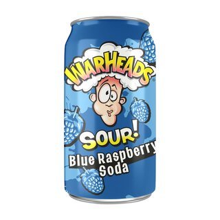 Warheads Sour Blue Raspberry Soda 355ml