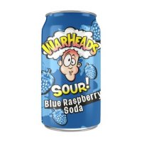 Warheads Sour Blue Raspberry Soda 355ml