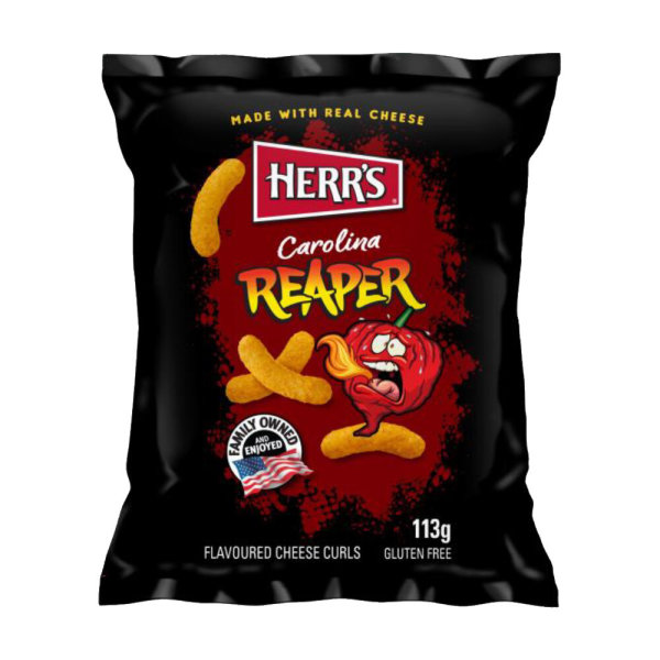 Herr´s Carolina Reaper Cheese Curls 113g