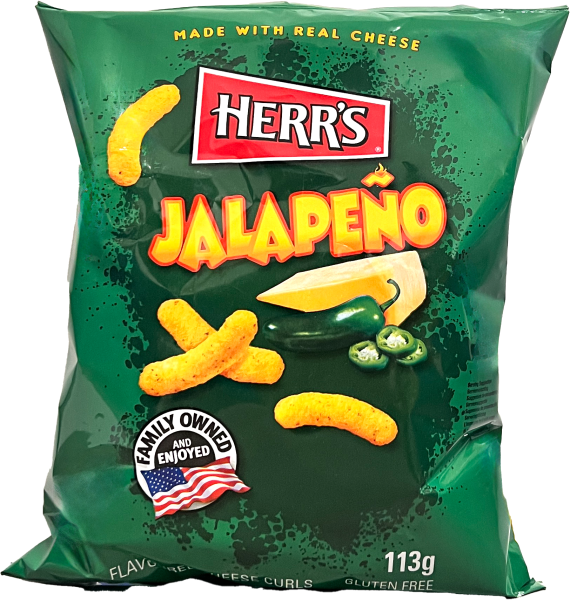 Herr´s Jalapeno Cheese Curls 113g