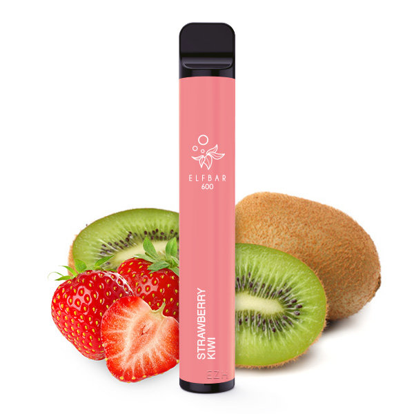 Elfbar 600 strawberry-kiwi-0mg Einweg Vape Pen