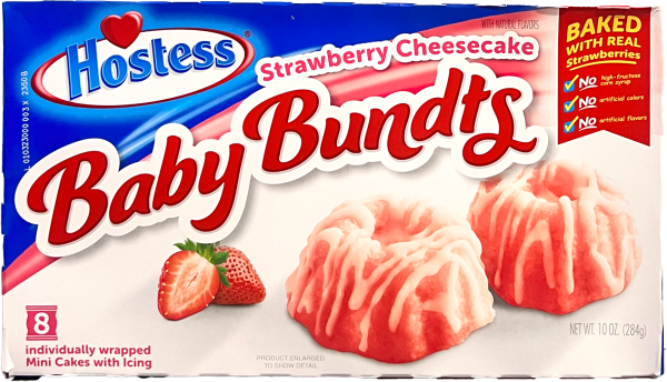 Hostess Baby Bundts Strawberry Cheese Cake 284g