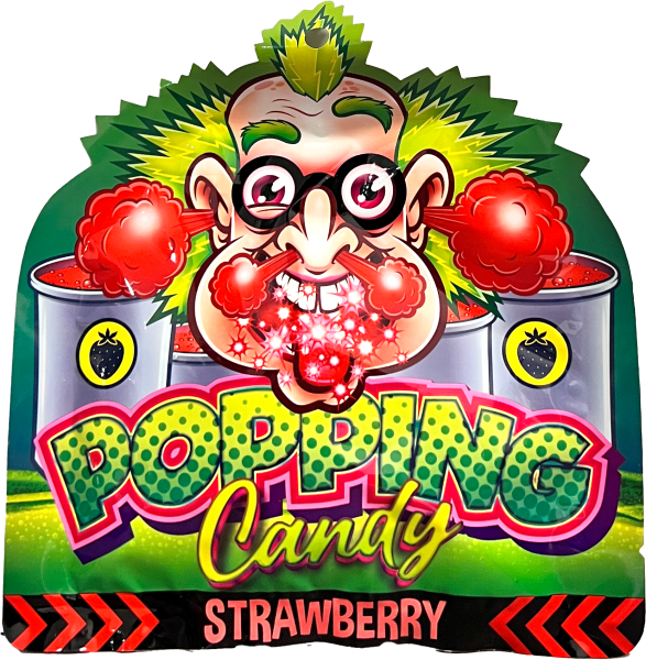 Dr. Sour Popping Candy Strawberry 15g