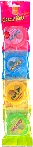 Crazy Roll Chewing Gum 4x18g