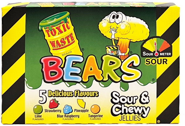 Toxic Waste Bears Sour Chewy 85g