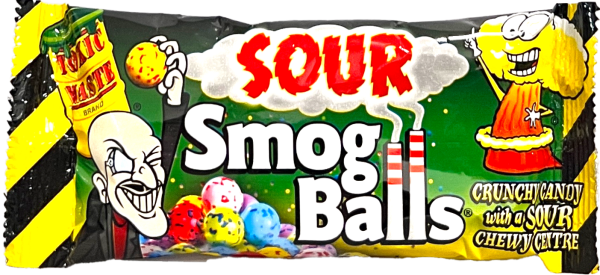 Toxic Waste Sour Smog Balls 48g