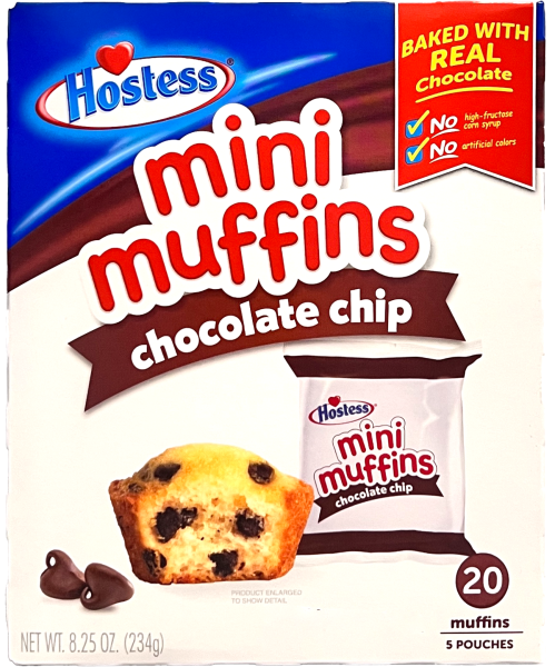 Hostess Chocolate Chip Mini Muffins 243g