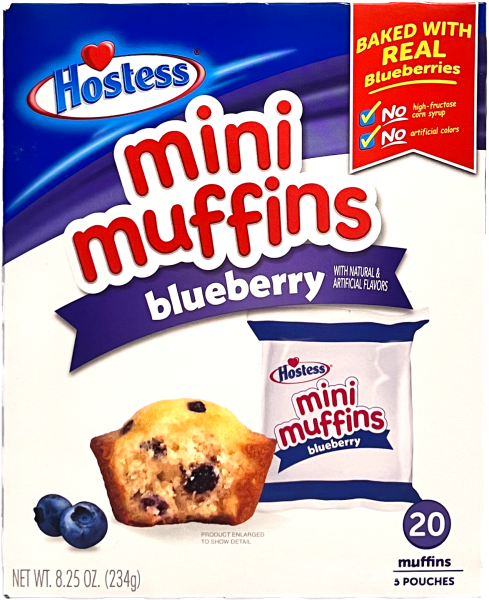 Hostess Blueberry Mini Muffins 243g