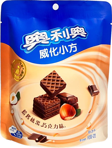 Oreo Wafer Cookies Hazelnut Chocolate 42g, 2,50