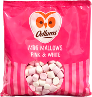 Odlums Pink & White Mini Mallows 125g