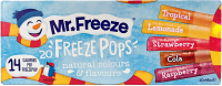 Mr Freeze Assorted Freeze Pops 20x45ml Wassereis